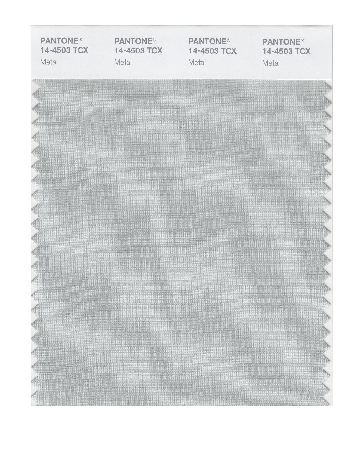 Pantone Cotton Swatch 14-4503 Metal