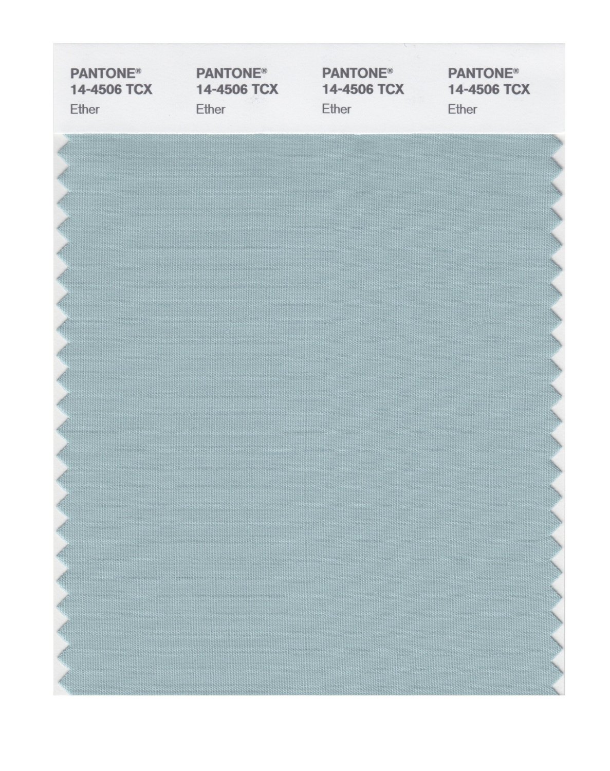 Pantone Cotton Swatch 14-4506 Ether