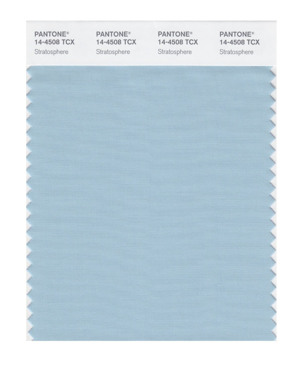 Pantone Cotton Swatch 14-4508 Stratosphere