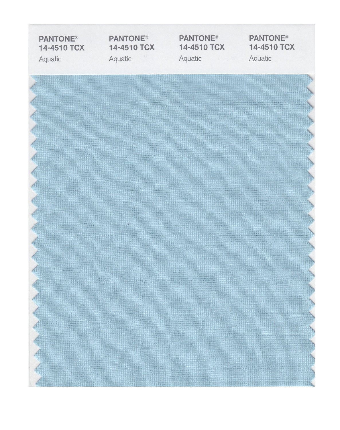 Pantone Cotton Swatch 14-4510 Aquatic