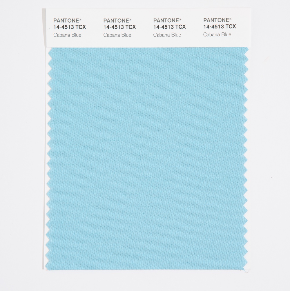 Pantone Cotton Swatch 14-4513 Cabana Blue