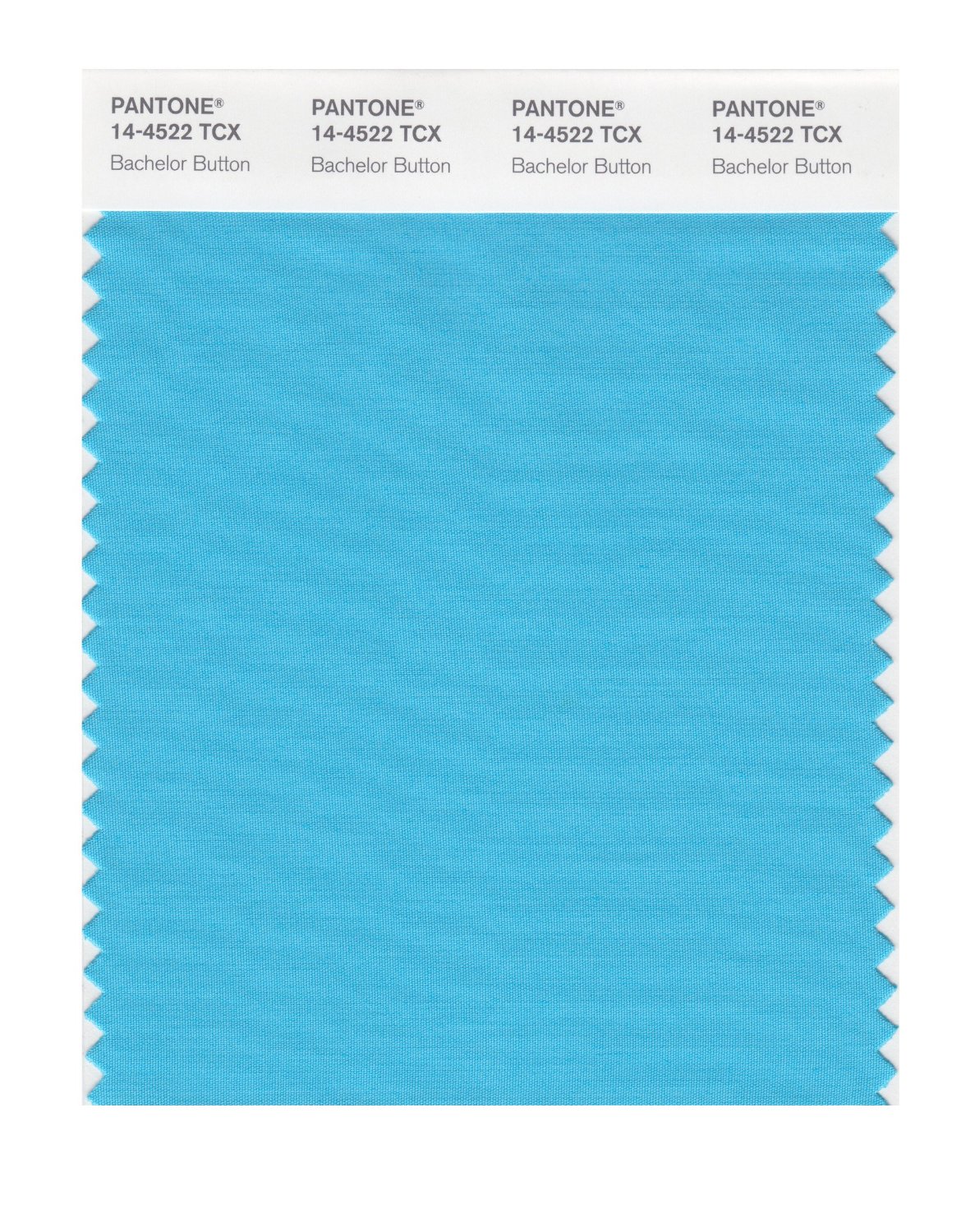 Pantone Cotton Swatch 14-4522 Bachelor Button