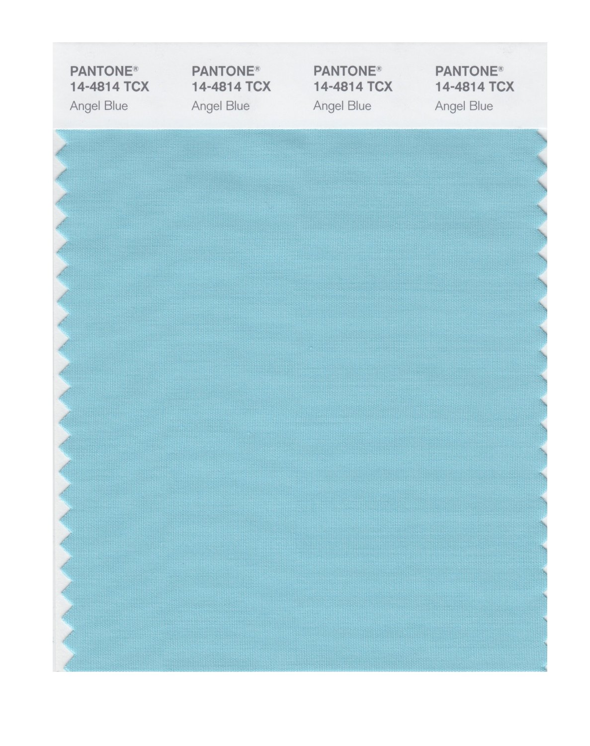 Pantone Cotton Swatch 14-4814 Angel Blue