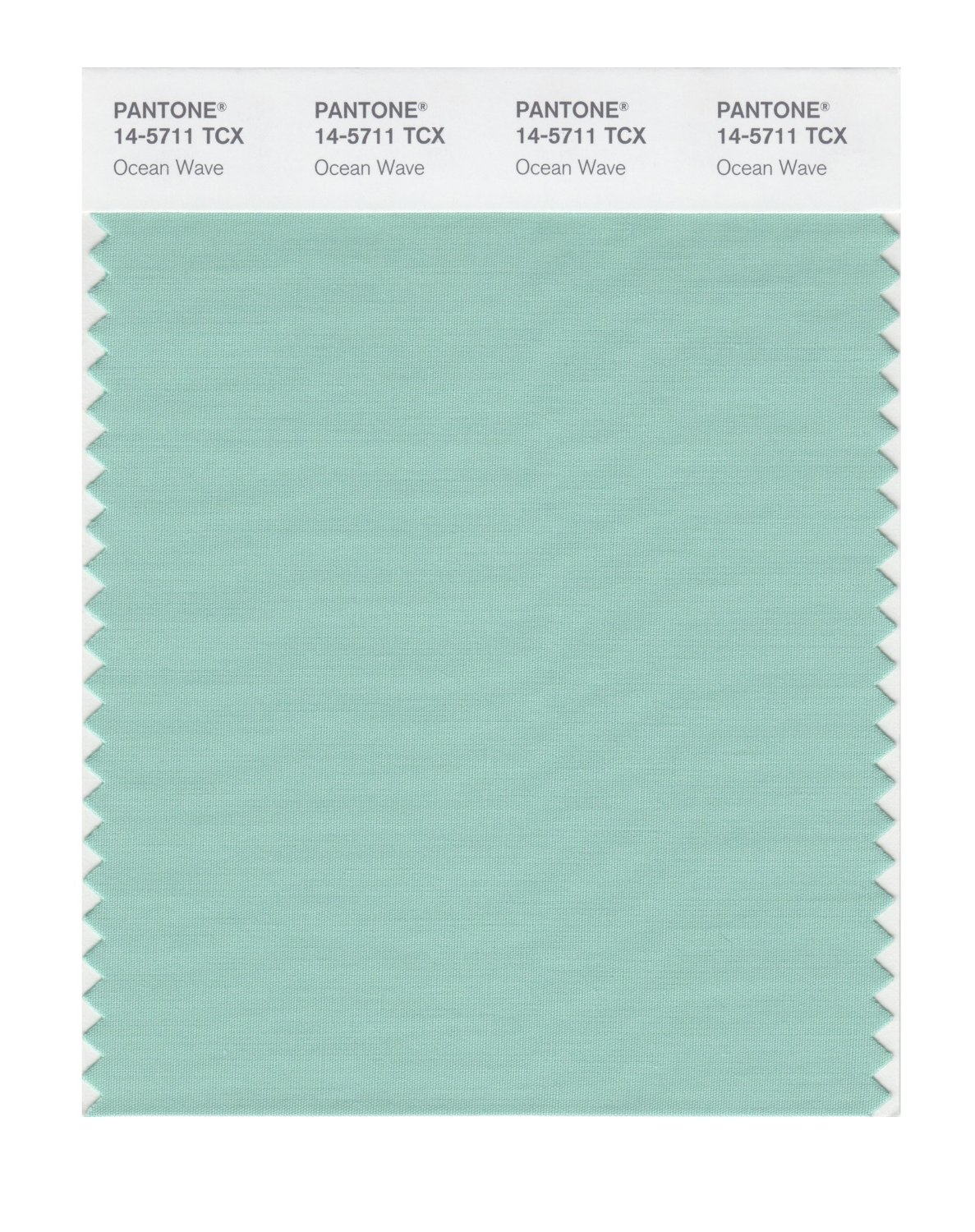 Pantone Cotton Swatch 14-5711 Ocean Wave