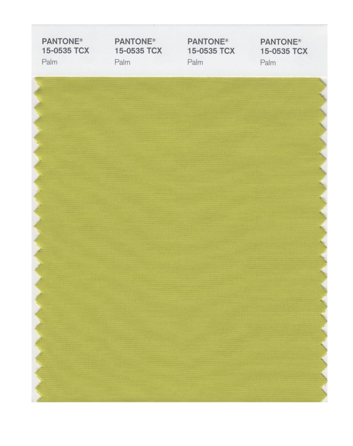 Pantone Cotton Swatch 15-0535 Palm