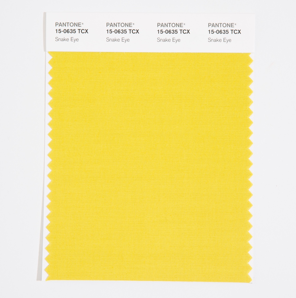 Pantone Cotton Swatch 15-0635 Snake Eye