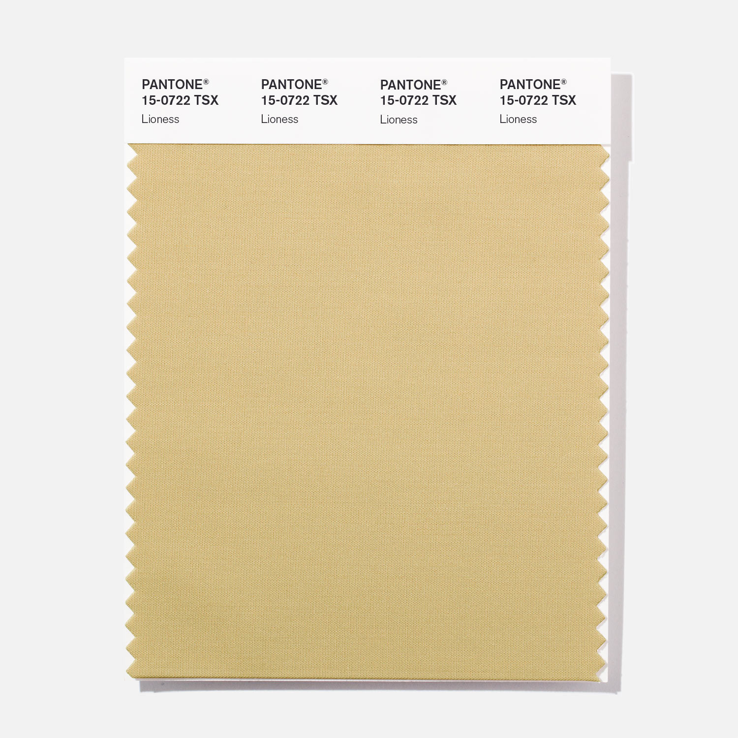 Pantone Polyester Swatch 15-0722 Lioness