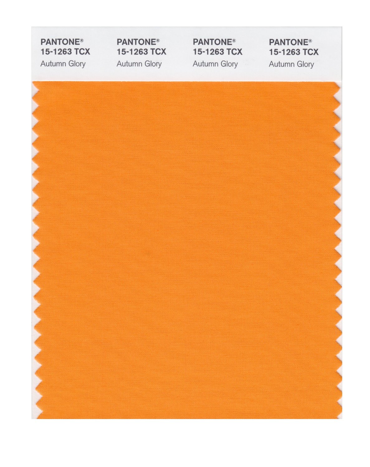 Pantone Cotton Swatch 15-1263 Autumn Glory