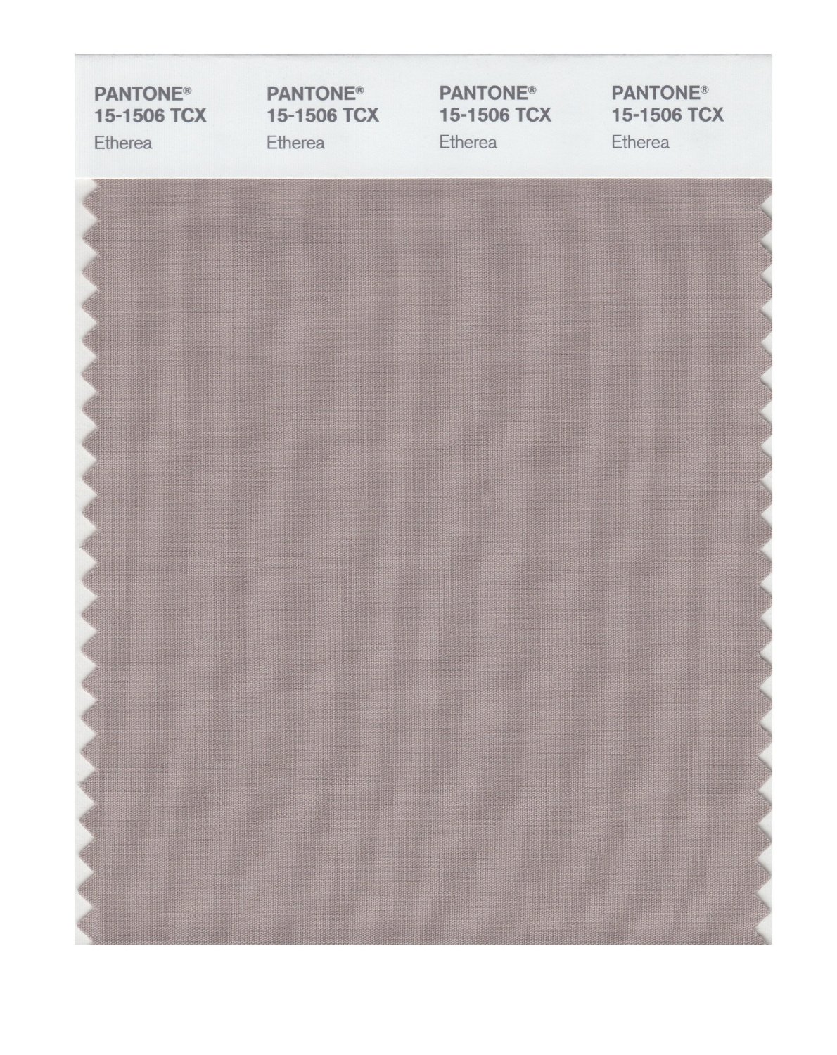 Pantone Cotton Swatch 15-1506 Etherea