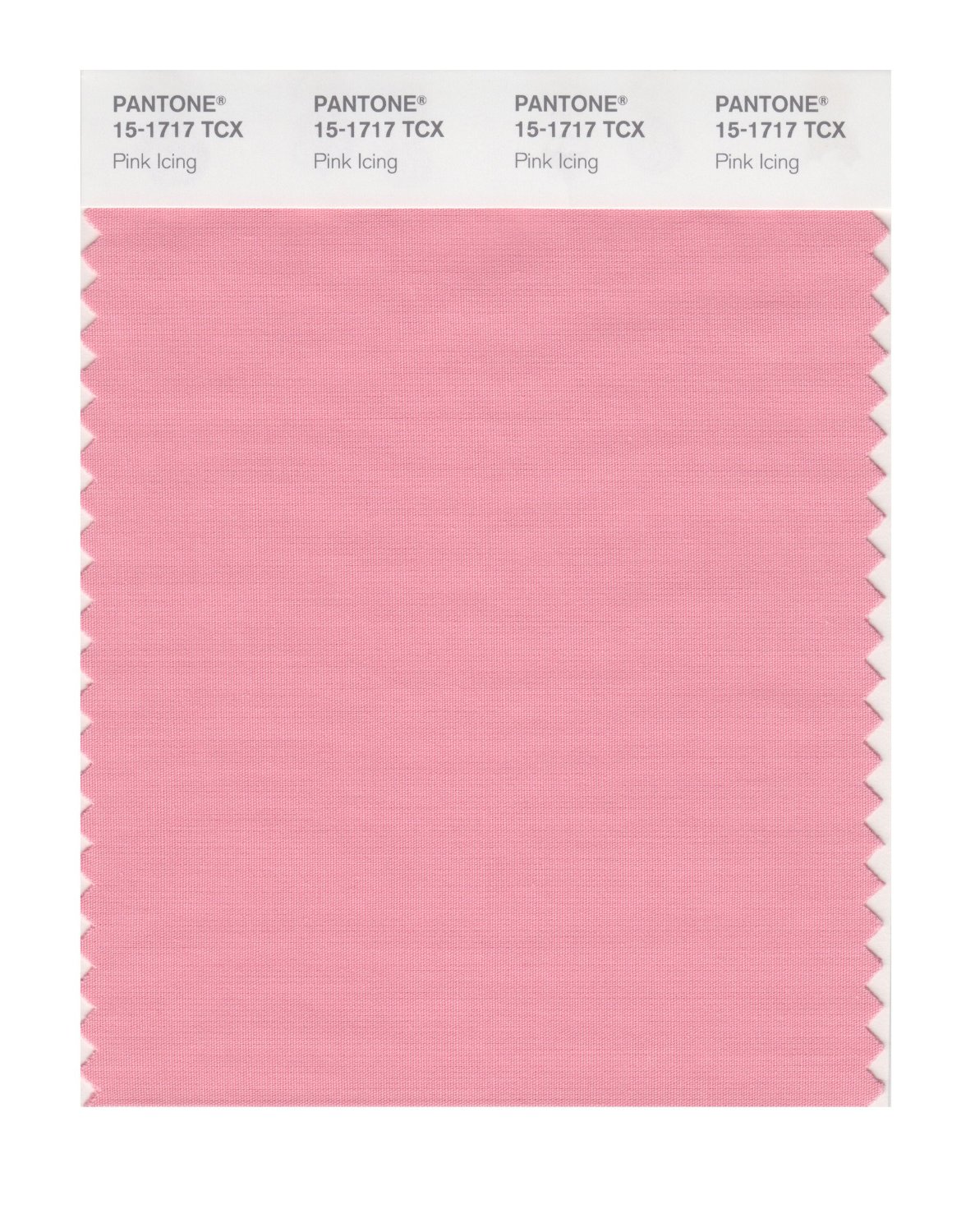 Pantone Cotton Swatch 15-1717 Pink Icing
