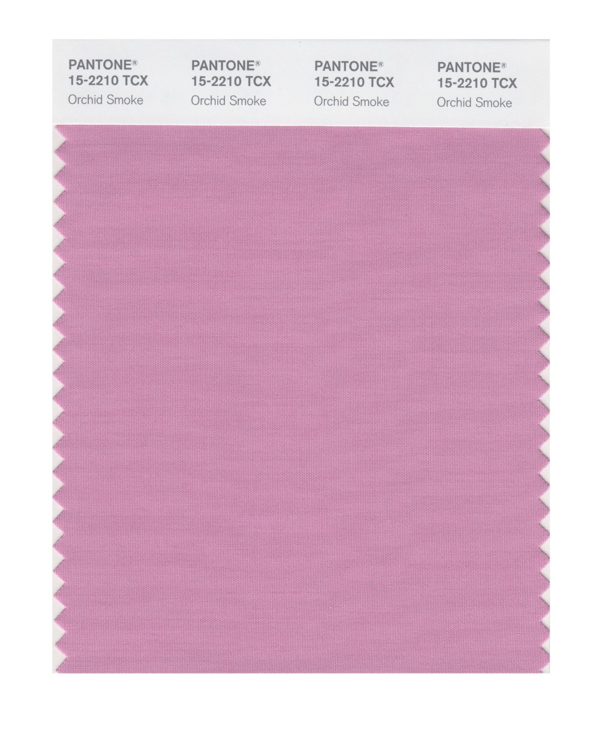 Pantone Cotton Swatch 15-2210 Orchid Smoke