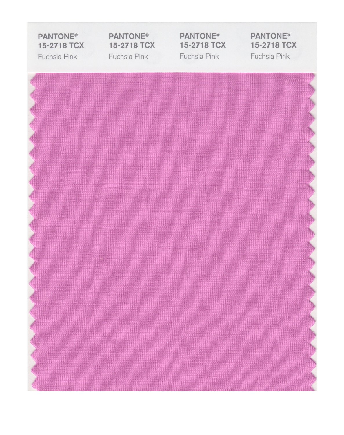 Pantone Cotton Swatch 15-2718 Fuchsia Pink