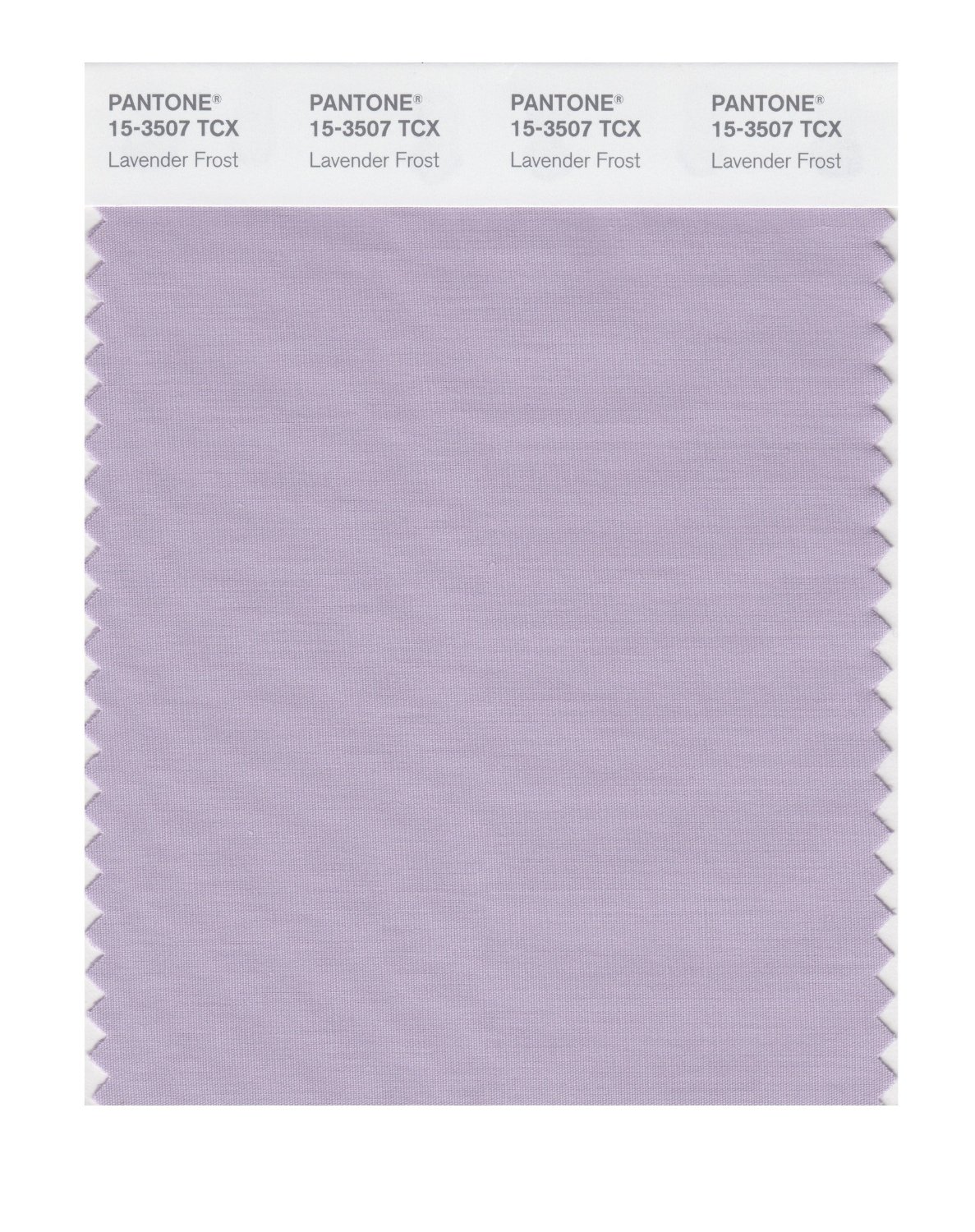 Pantone Cotton Swatch 15-3507 Lavender Frost