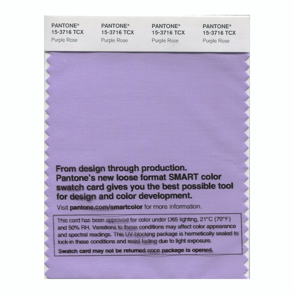 Pantone Cotton Swatch 15-3716 Purple Rose