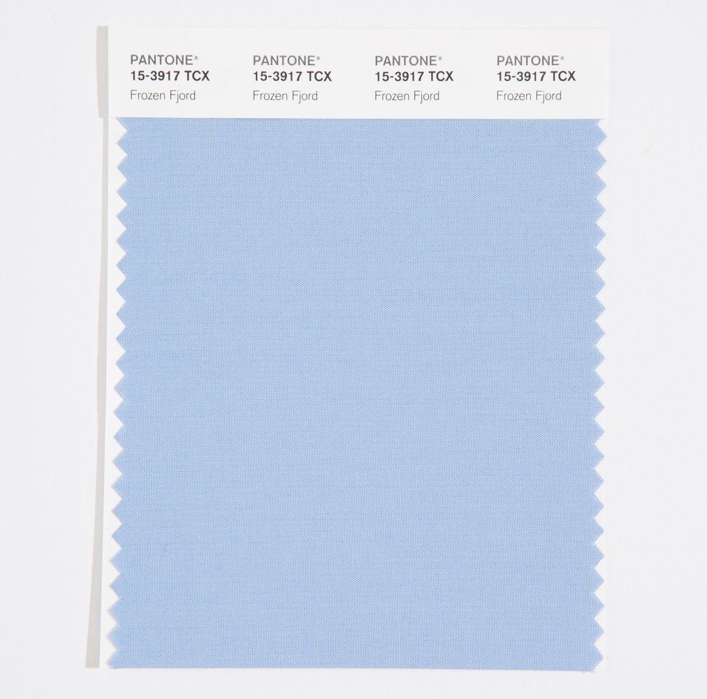 Pantone Cotton Swatch 15-3917 Frozen Fjord