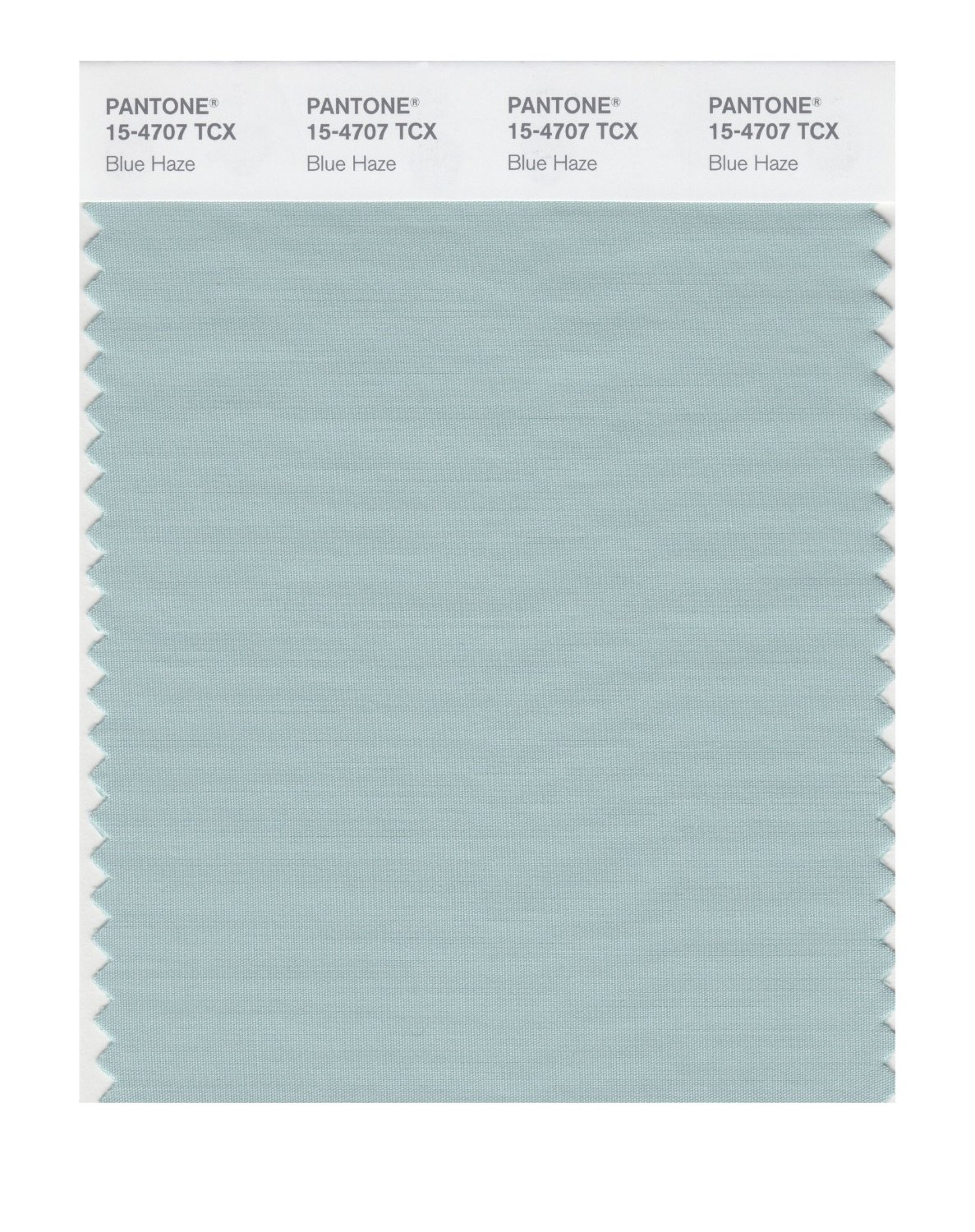 Pantone Cotton Swatch 15-4707 Blue Haze