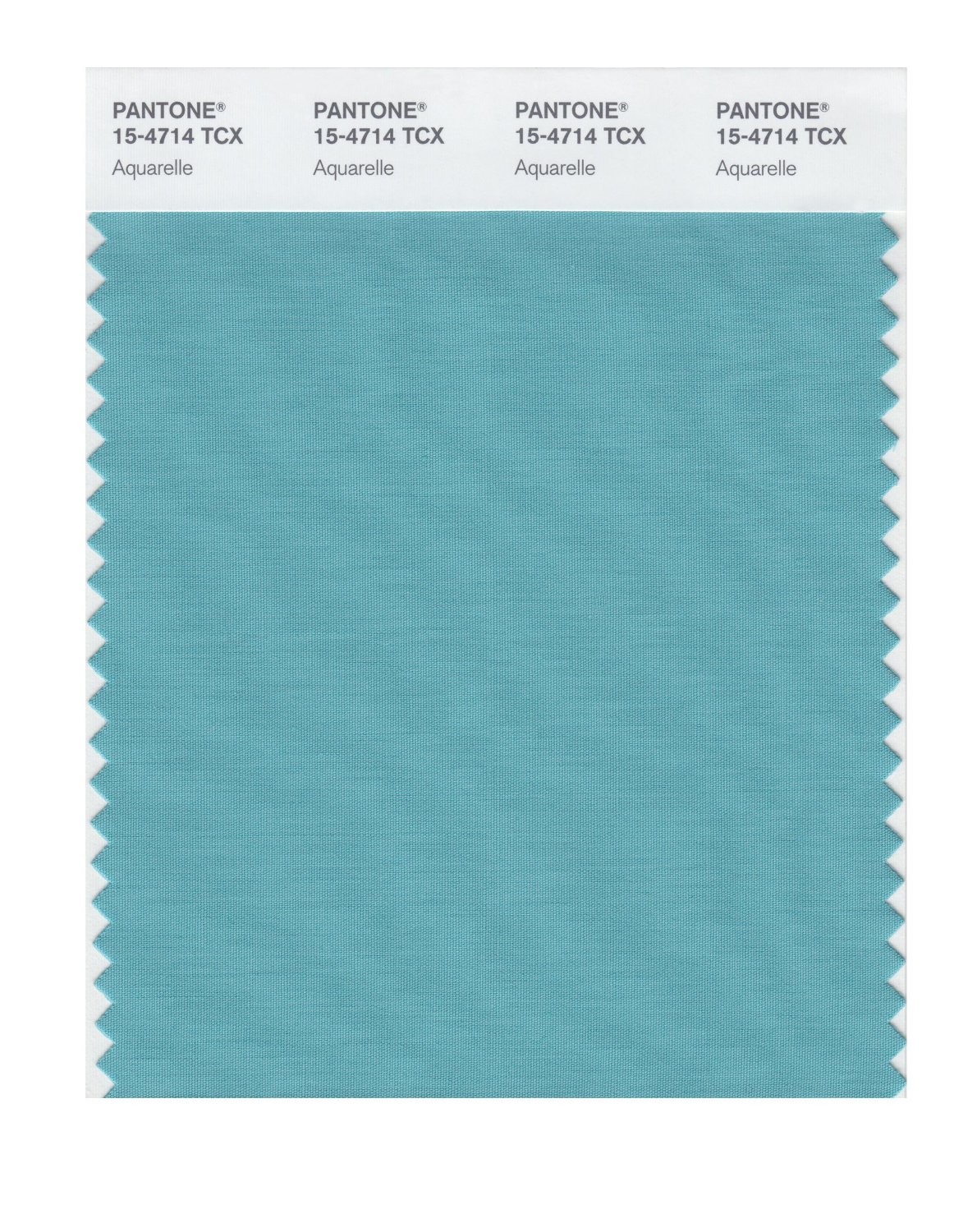 Pantone Cotton Swatch 15-4714 Aquarelle