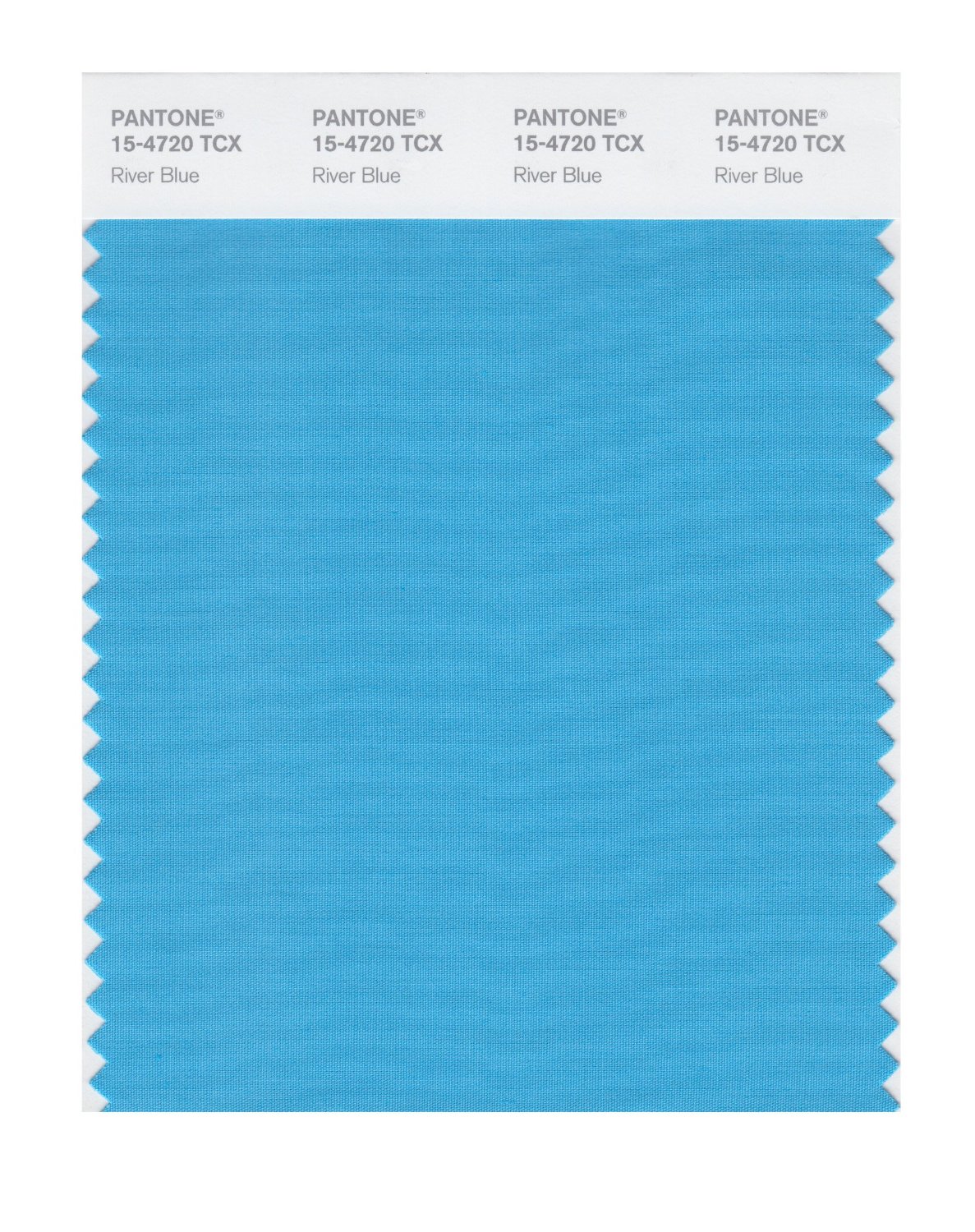 Pantone Cotton Swatch 15-4720 River Blue