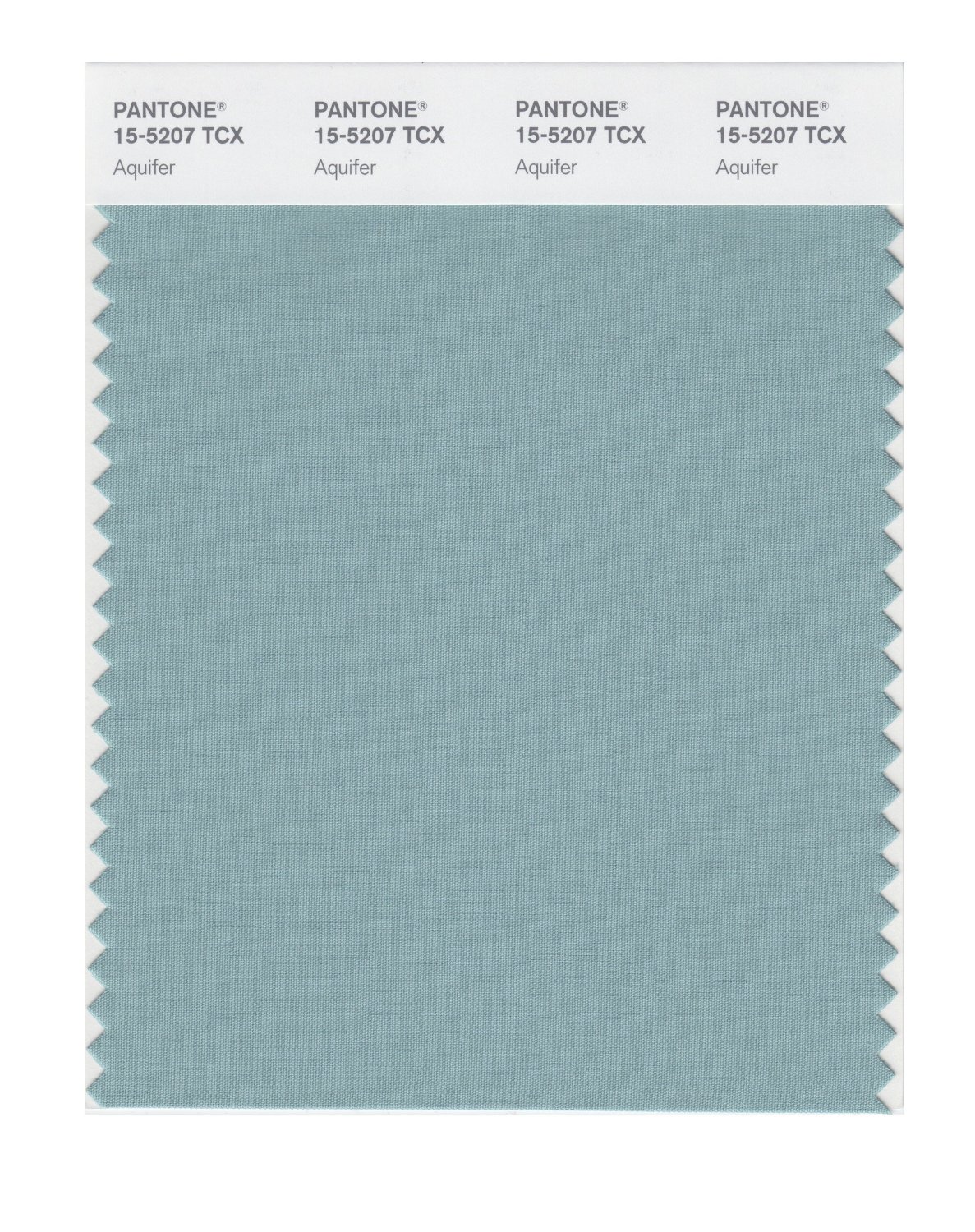 Pantone Cotton Swatch 15-5207 Aquifer