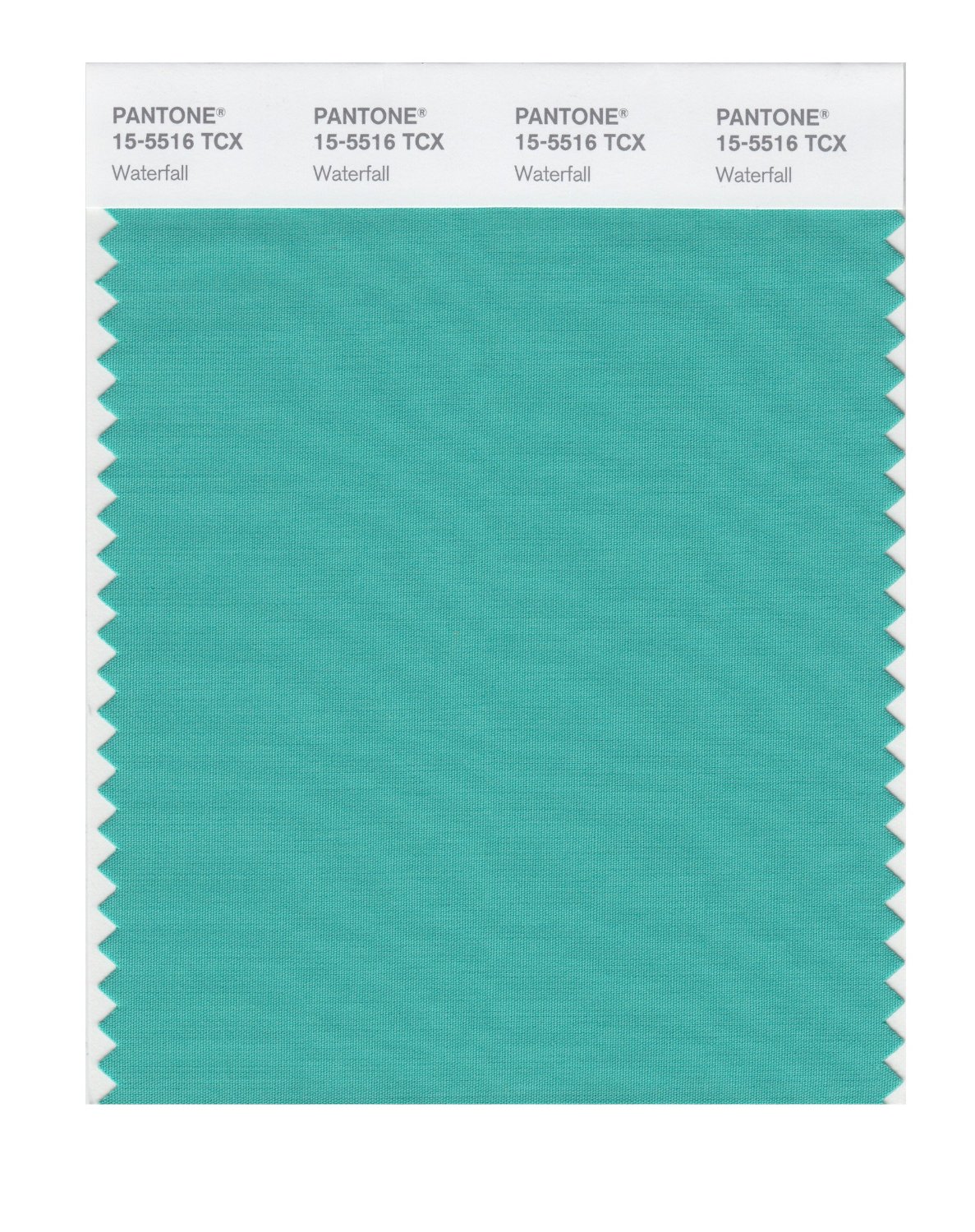 Pantone Cotton Swatch 15-5516 Waterfall