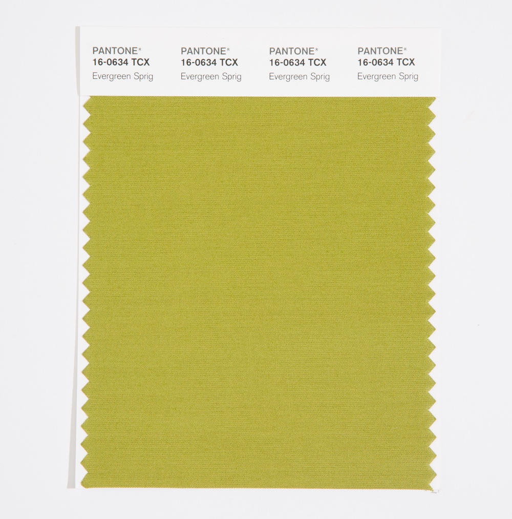 Pantone Cotton Swatch 16-0634 Evergreen Sprig