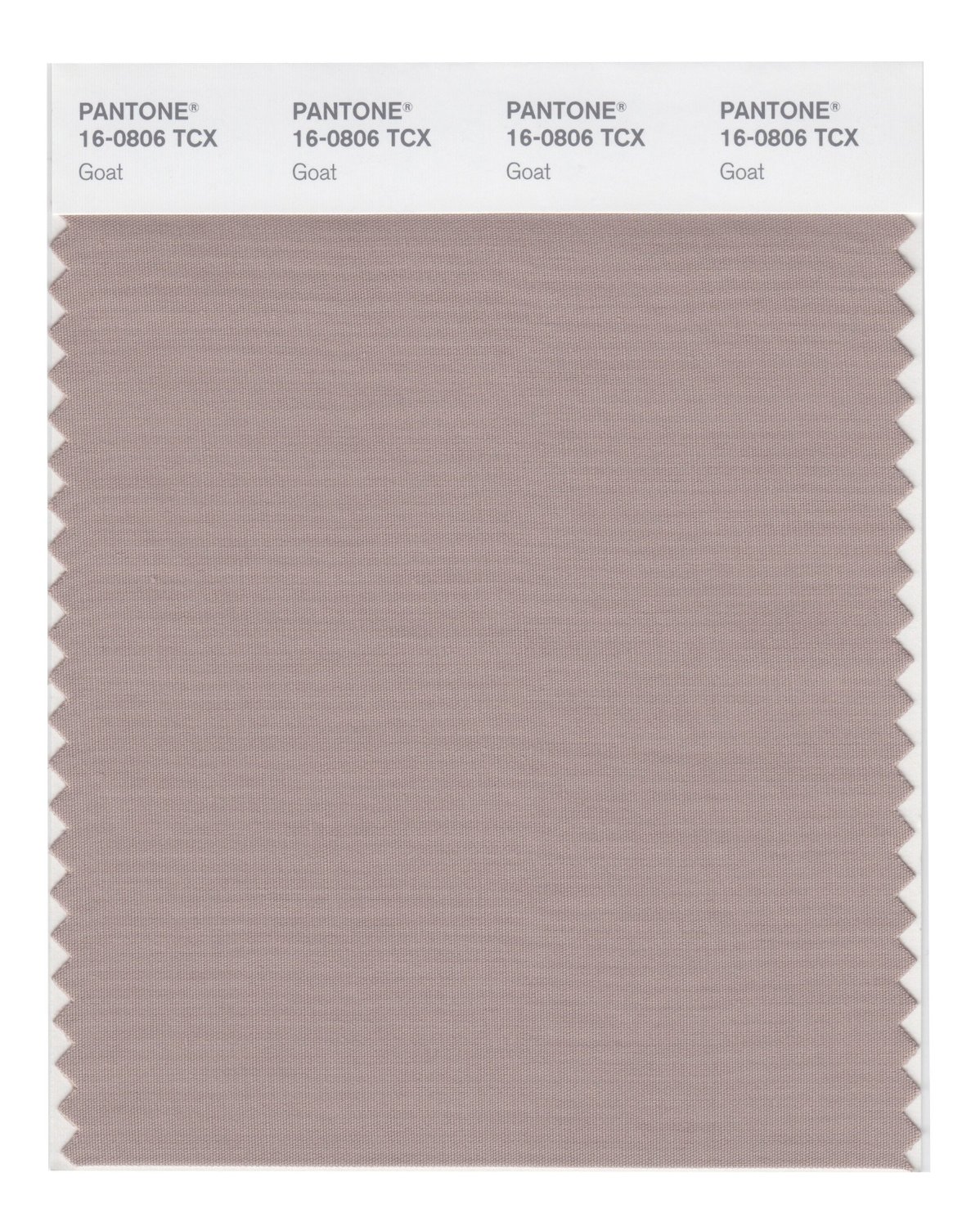 Pantone Cotton Swatch 16-0806 Goat