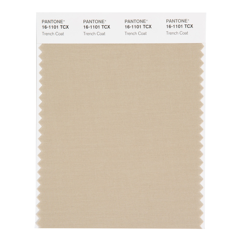 Pantone Cotton Swatch 16-1101 Trench Coat