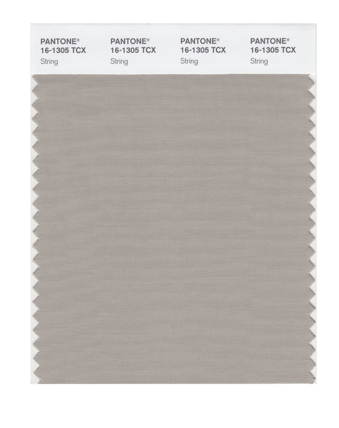 Pantone Cotton Swatch 16-1305 String