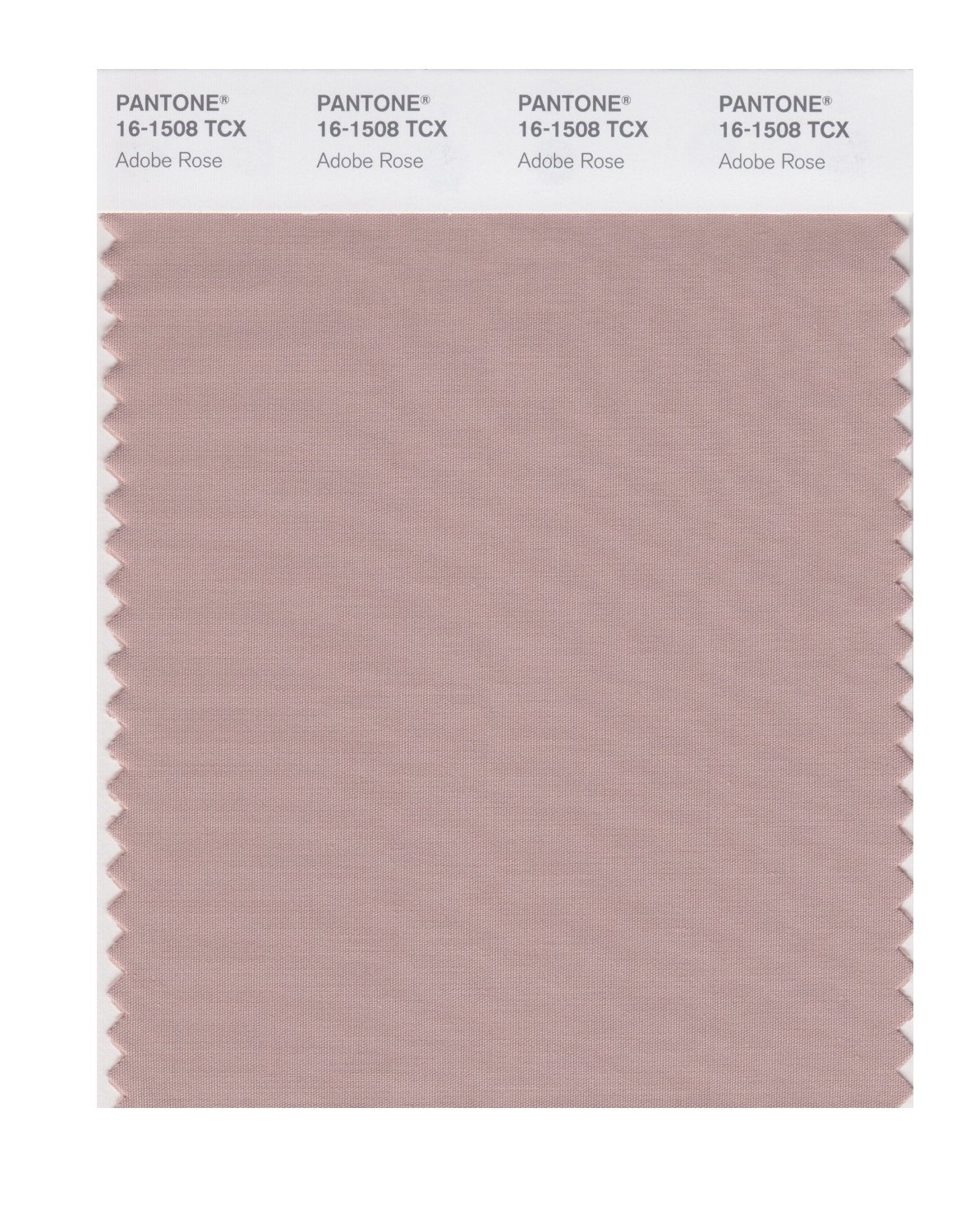 Pantone Cotton Swatch 16-1508 Adobe Rose