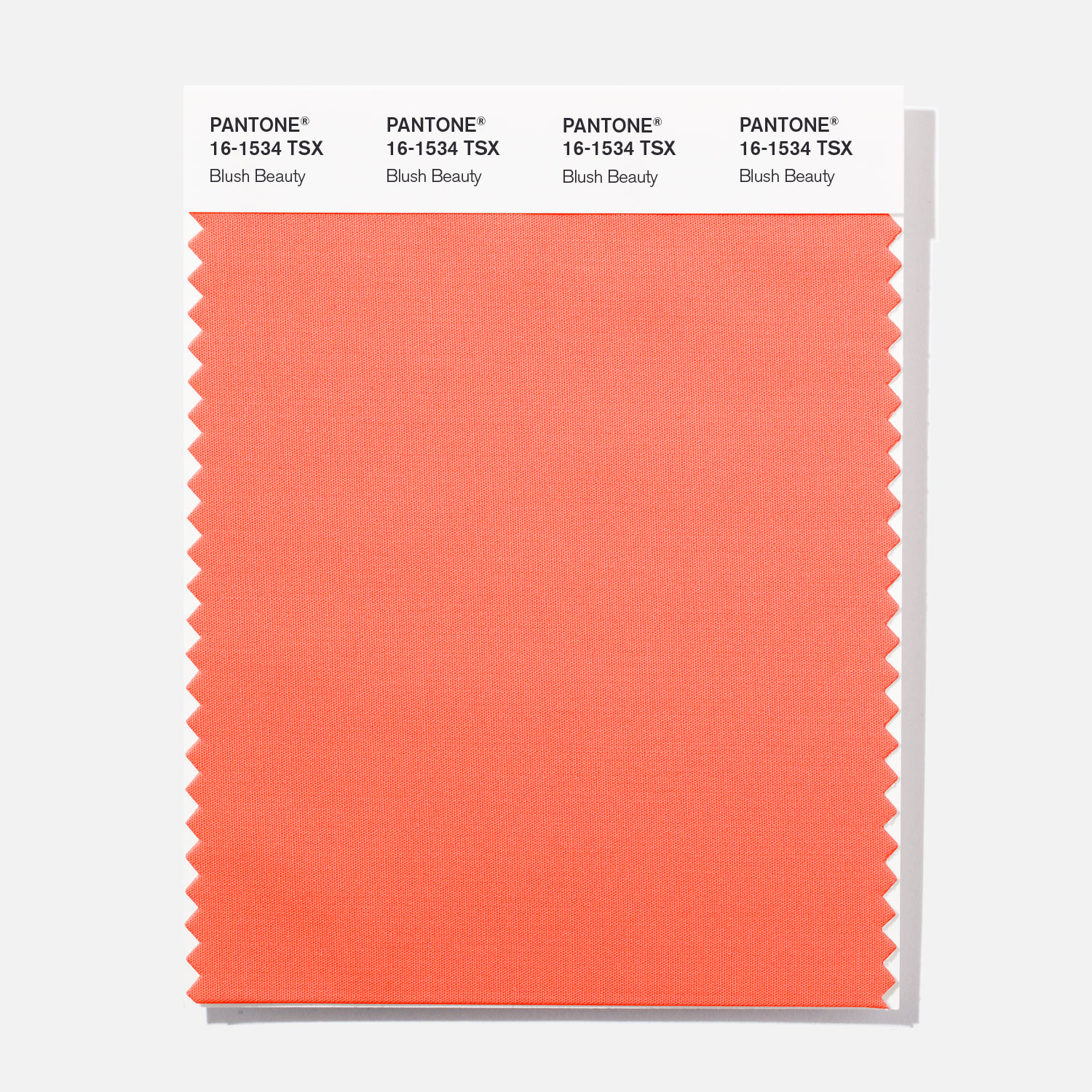 Pantone Polyester Swatch 16-1534 Blush Beauty