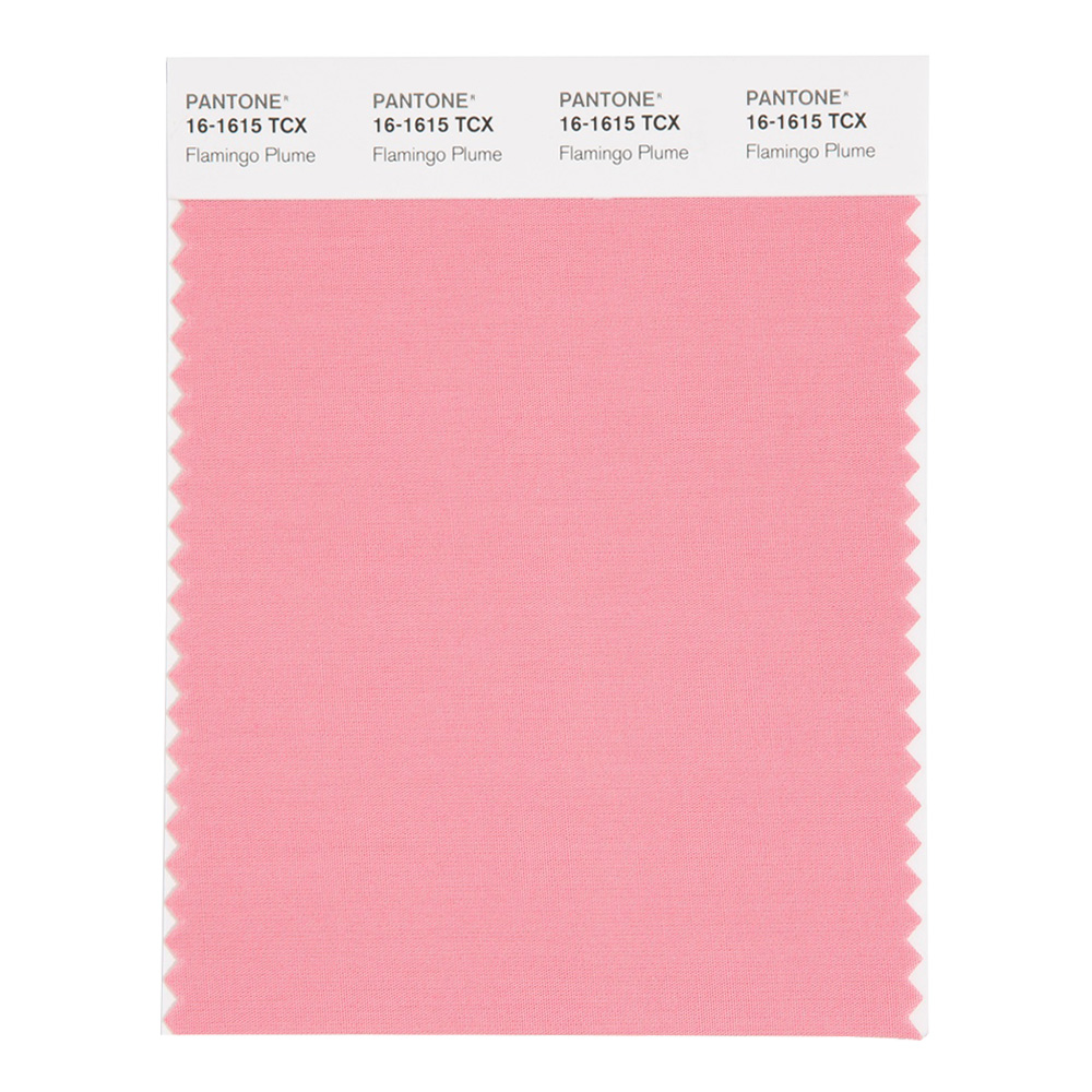 Pantone Cotton Swatch 16-1615 Flamingo Plume