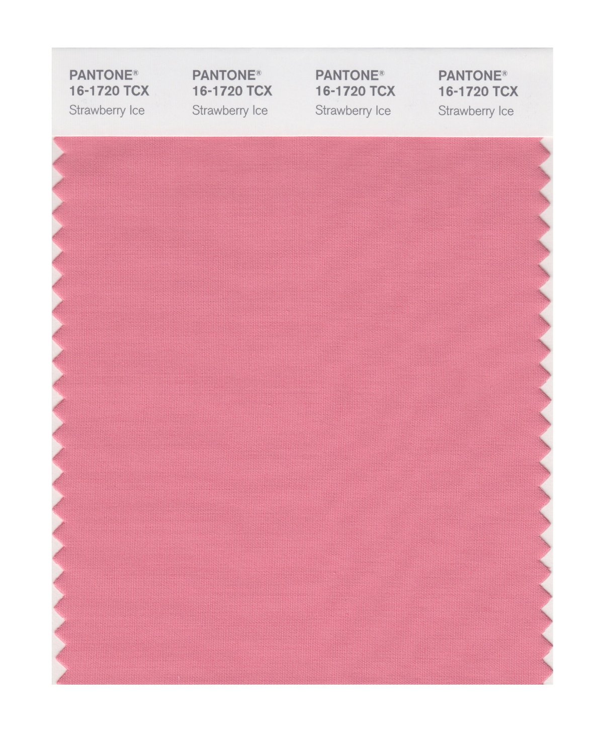 Pantone Cotton Swatch 16-1720 Strawberry Ice