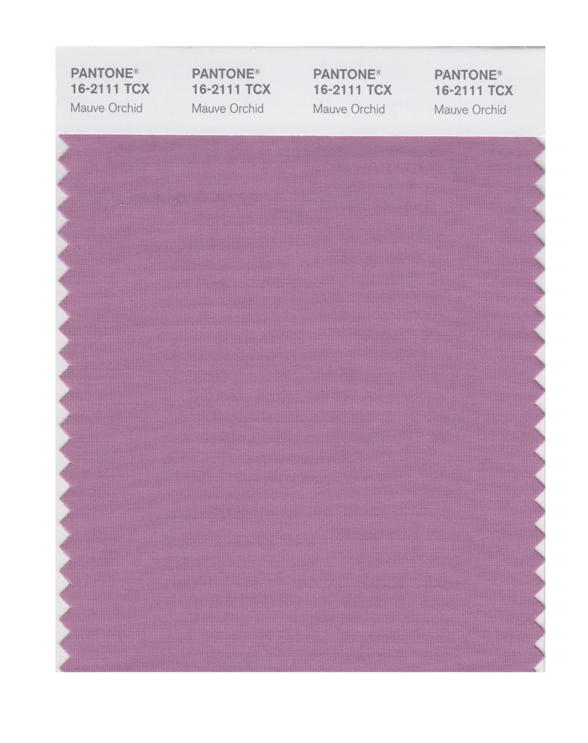 Pantone Cotton Swatch 16-2111 Mauve Orchid