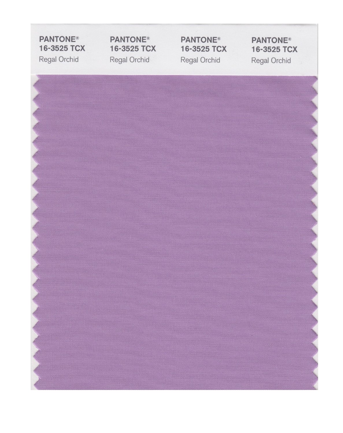 Pantone Cotton Swatch 16-3525 Regal Orchid