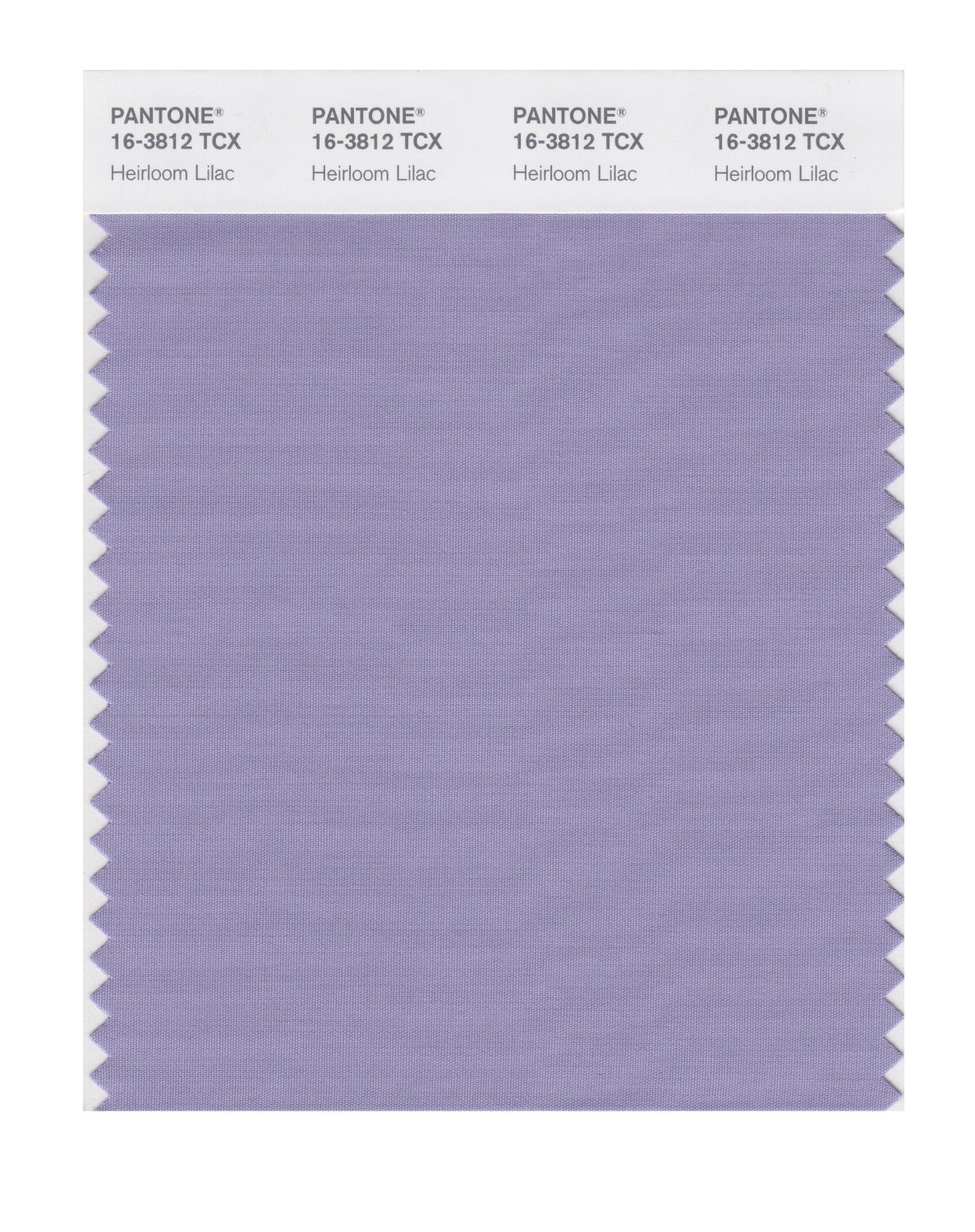 Pantone Cotton Swatch 16-3812 Heirloom Lilac