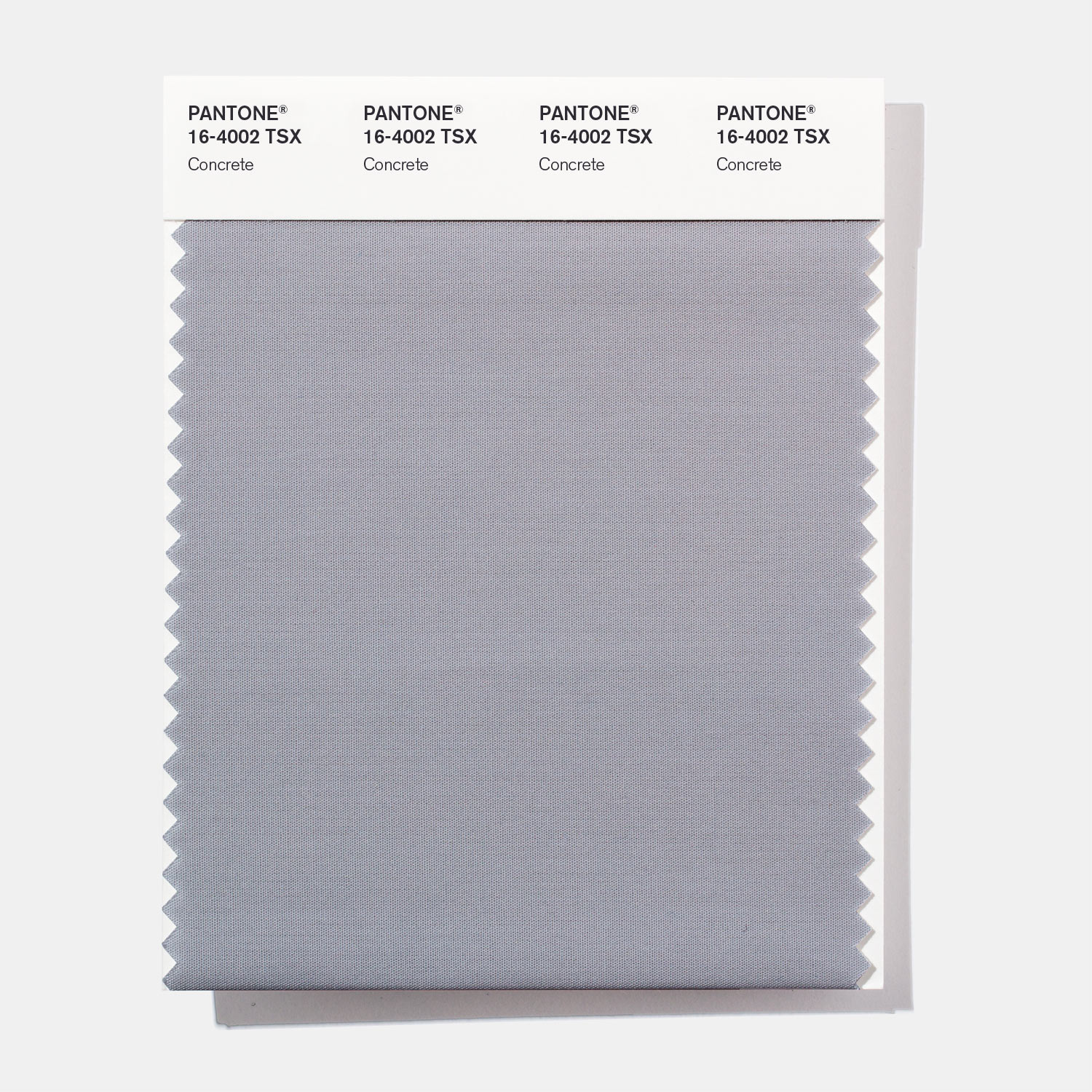Pantone Polyester Swatch 16-4002 Concrete