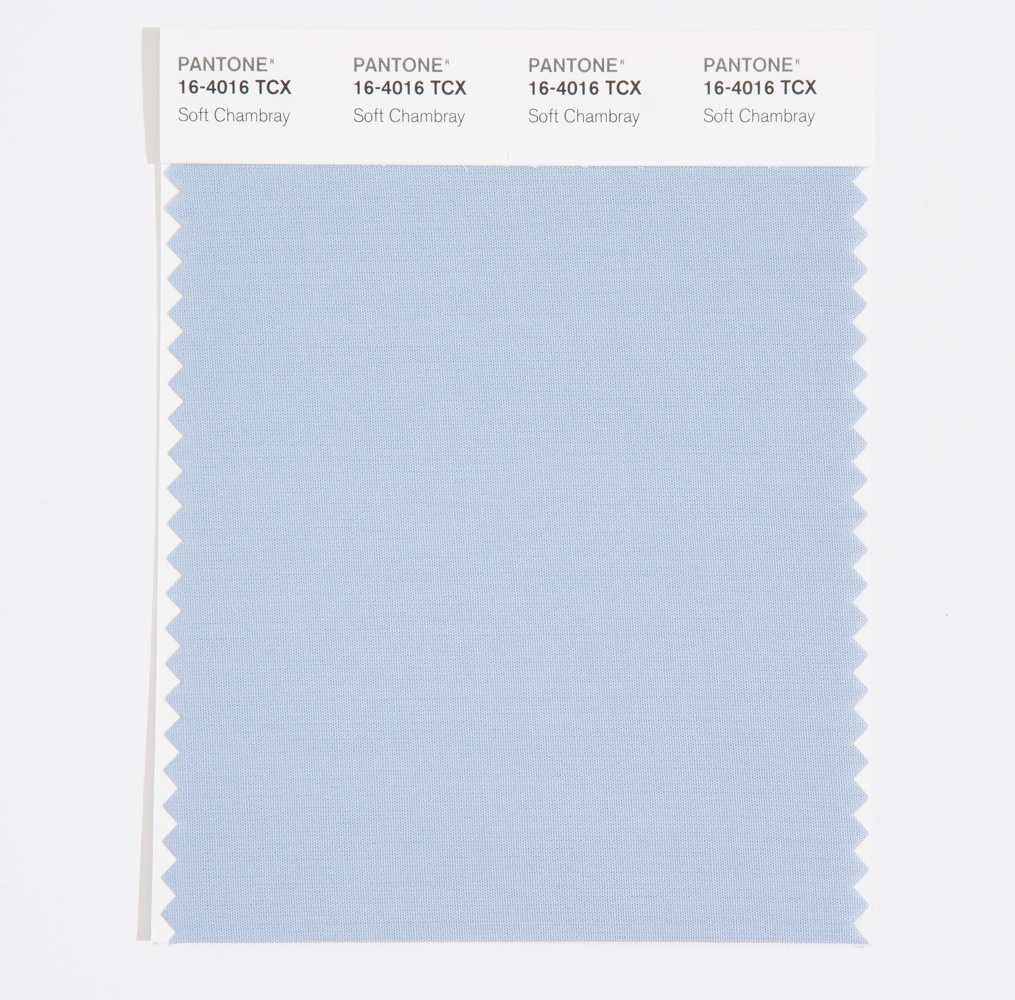 Pantone Cotton Swatch 16-4016 Soft Chambray