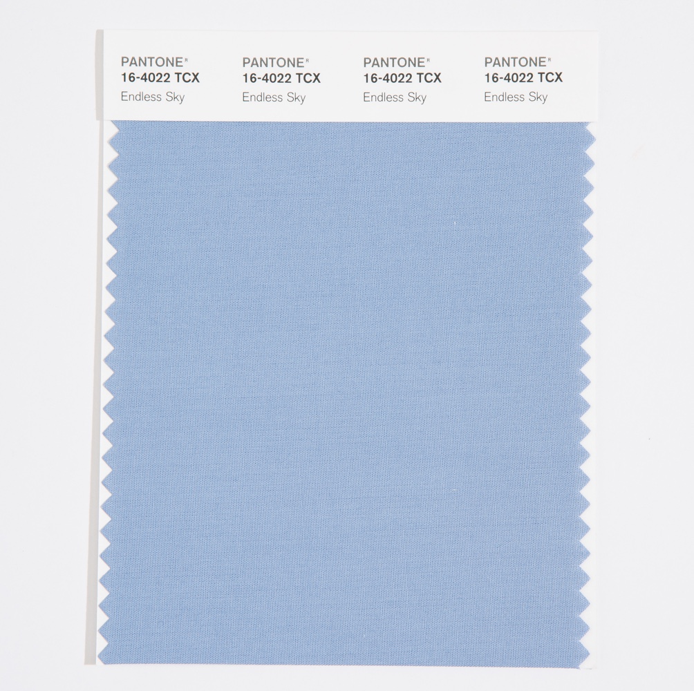 Pantone Cotton Swatch 16-4022 Endless Sky