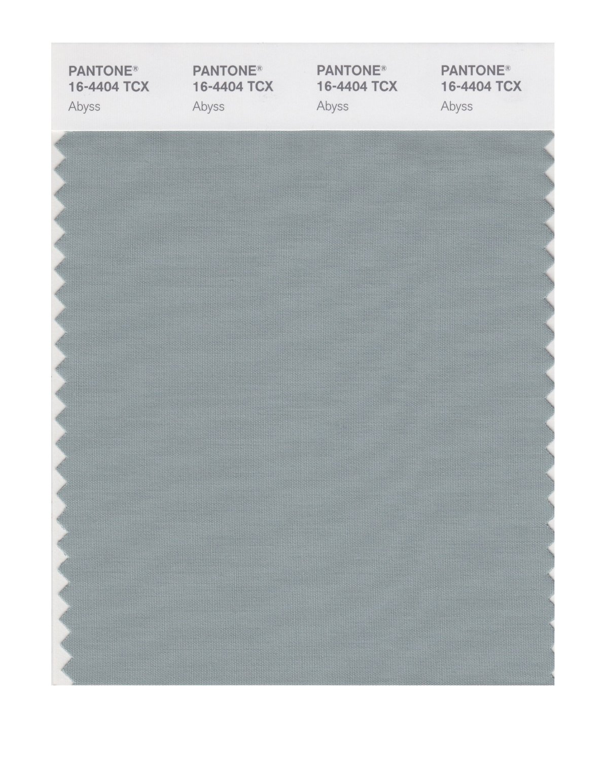 Pantone Cotton Swatch 16-4404 Abyss