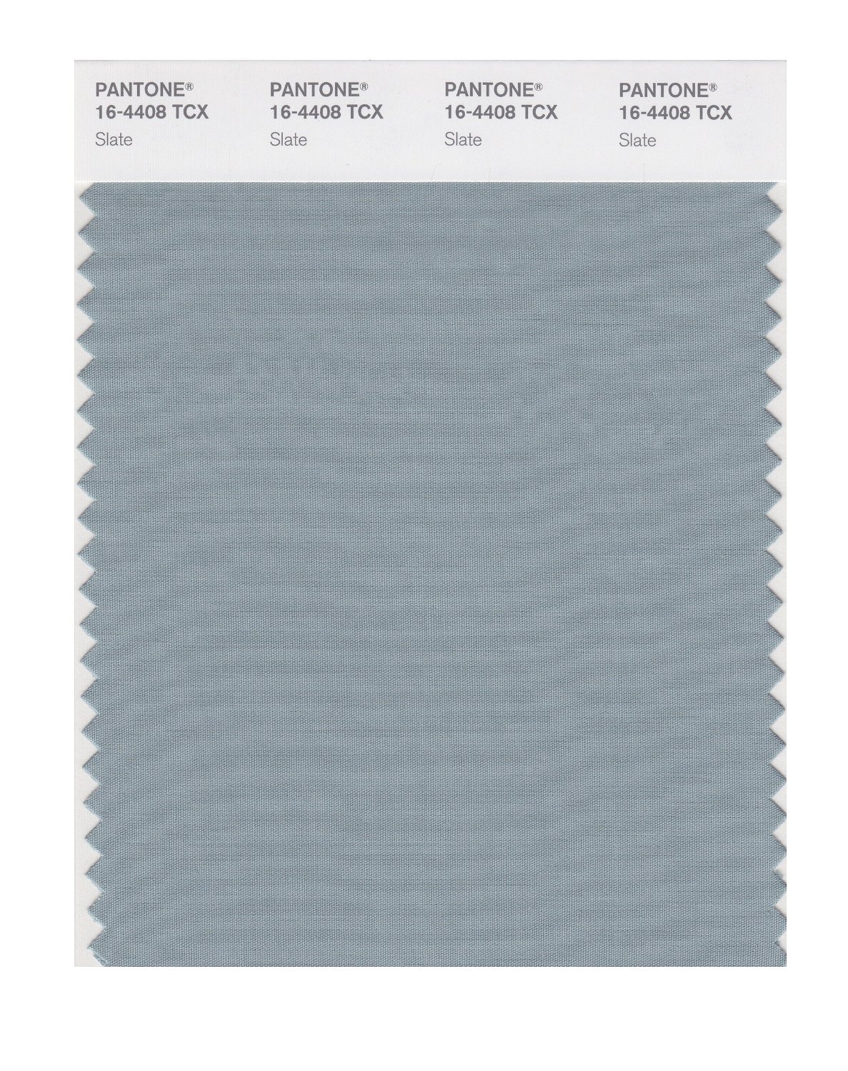 Pantone Cotton Swatch 16-4408 Slate