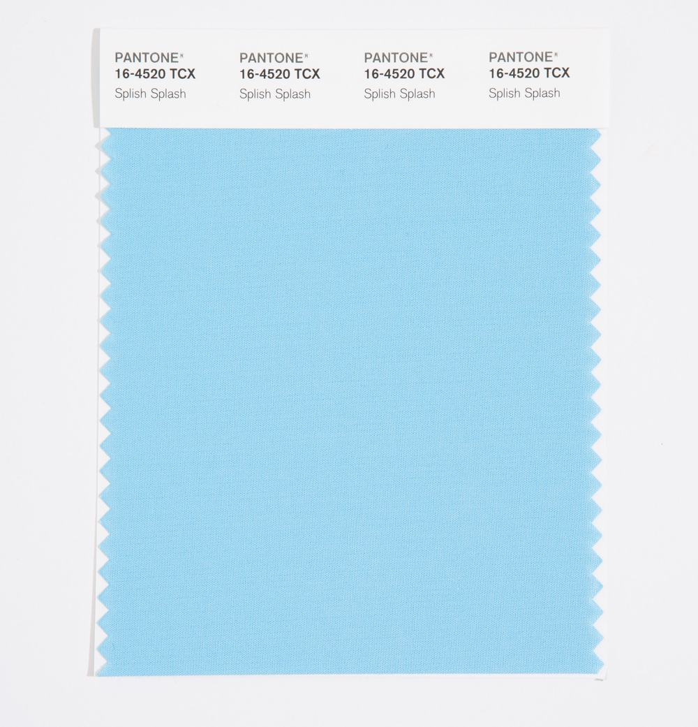 Pantone Cotton Swatch 16-4520 Splish Splash