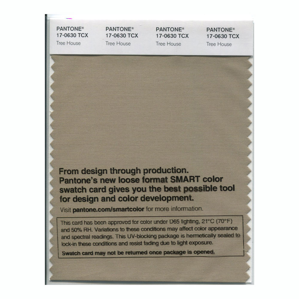 Pantone Cotton Swatch 17-0630 Tree House