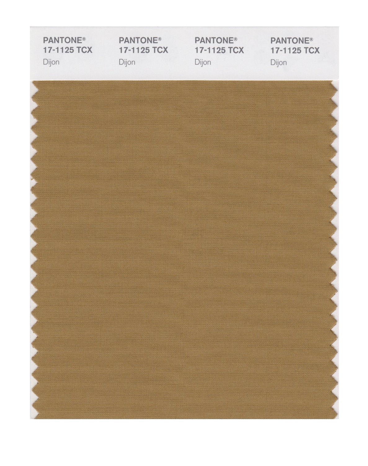 Pantone Cotton Swatch 17-1125 Dijon