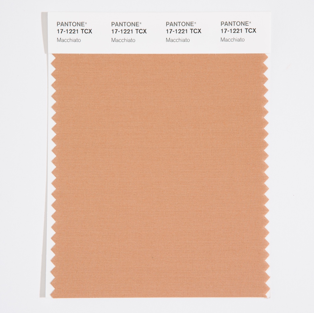 Pantone Cotton Swatch 17-1221 Macchiato