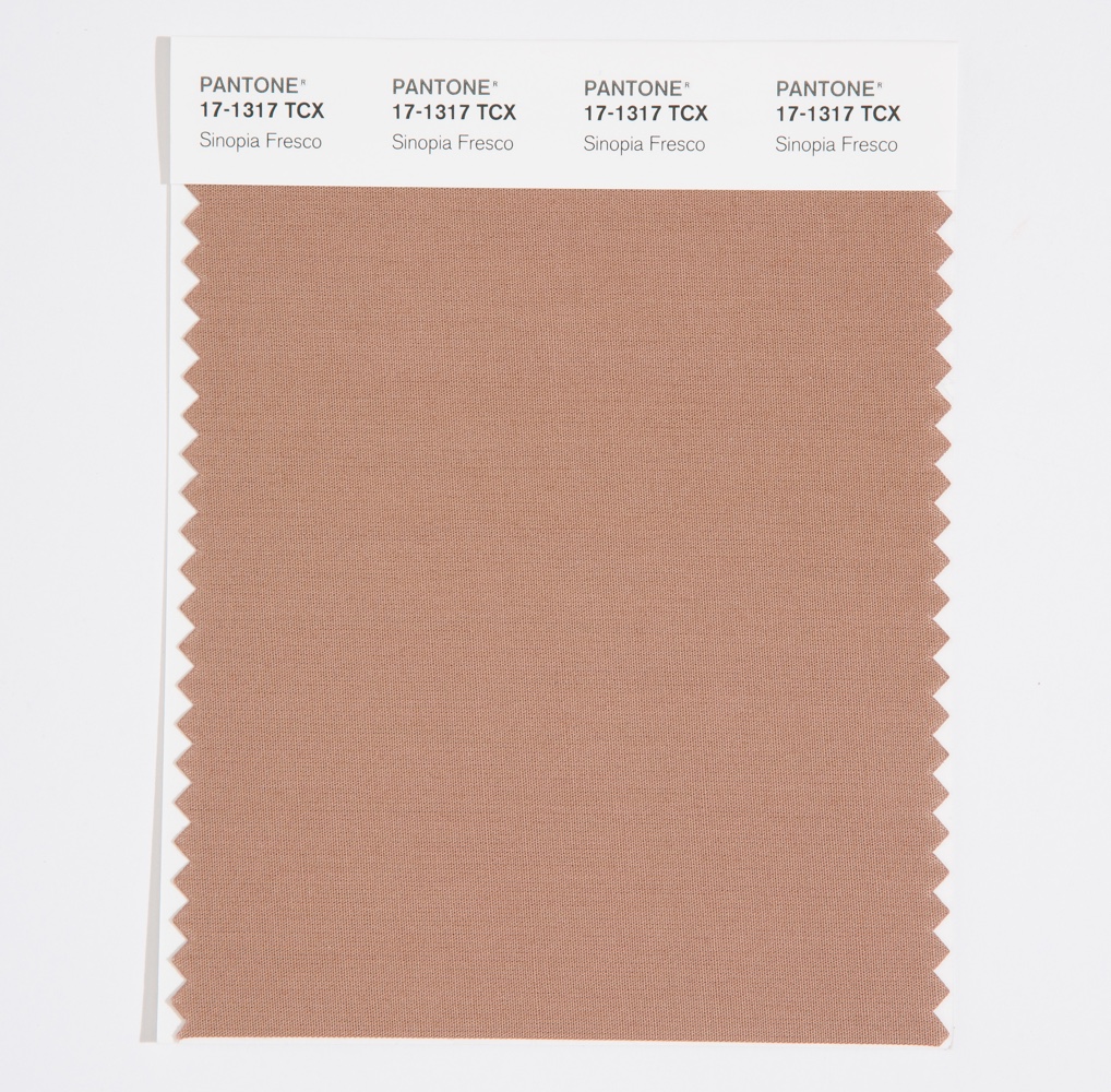 Pantone Cotton Swatch 17-1317 Sinopia Fresco