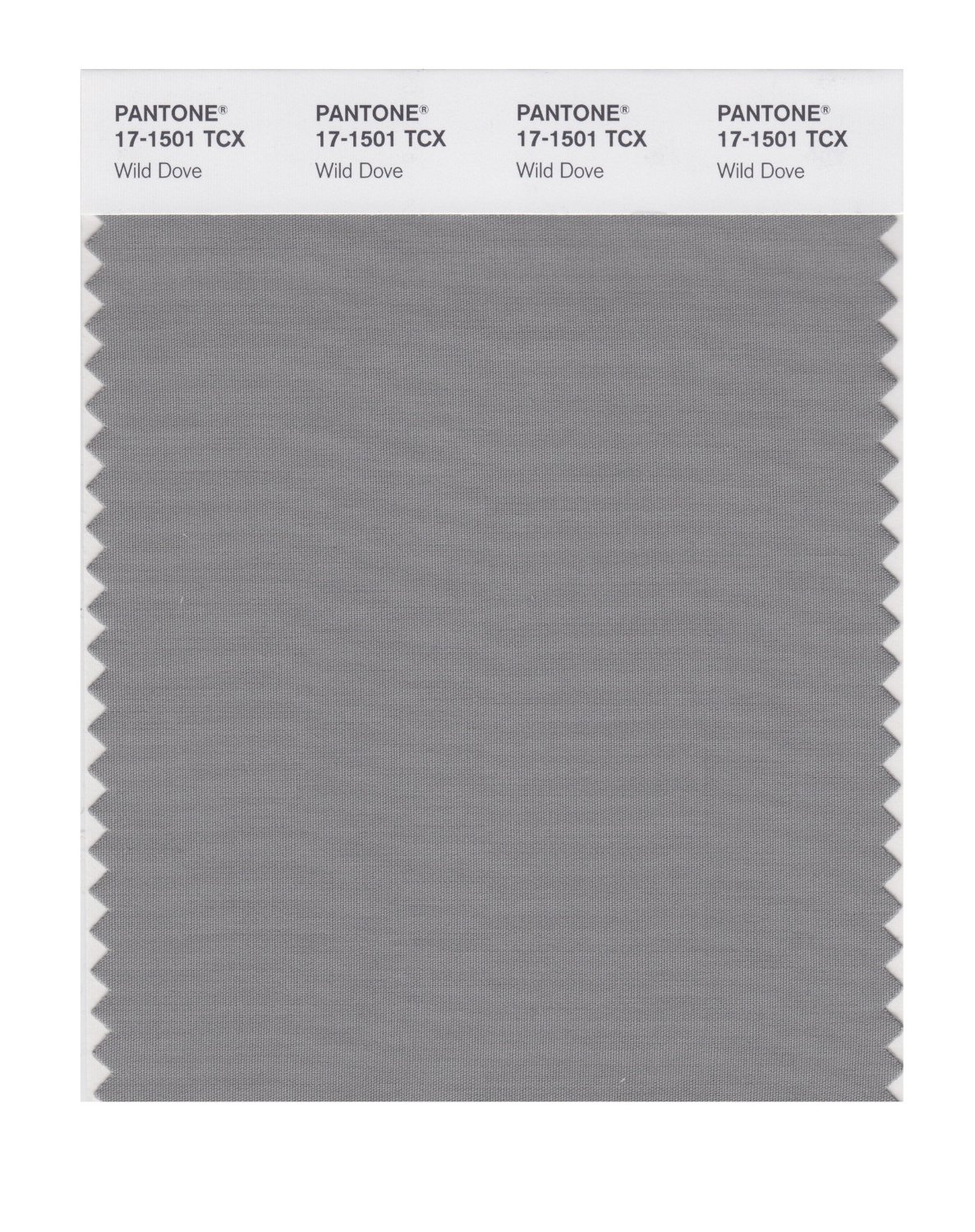 Pantone Cotton Swatch 17-1501 Wild Dove