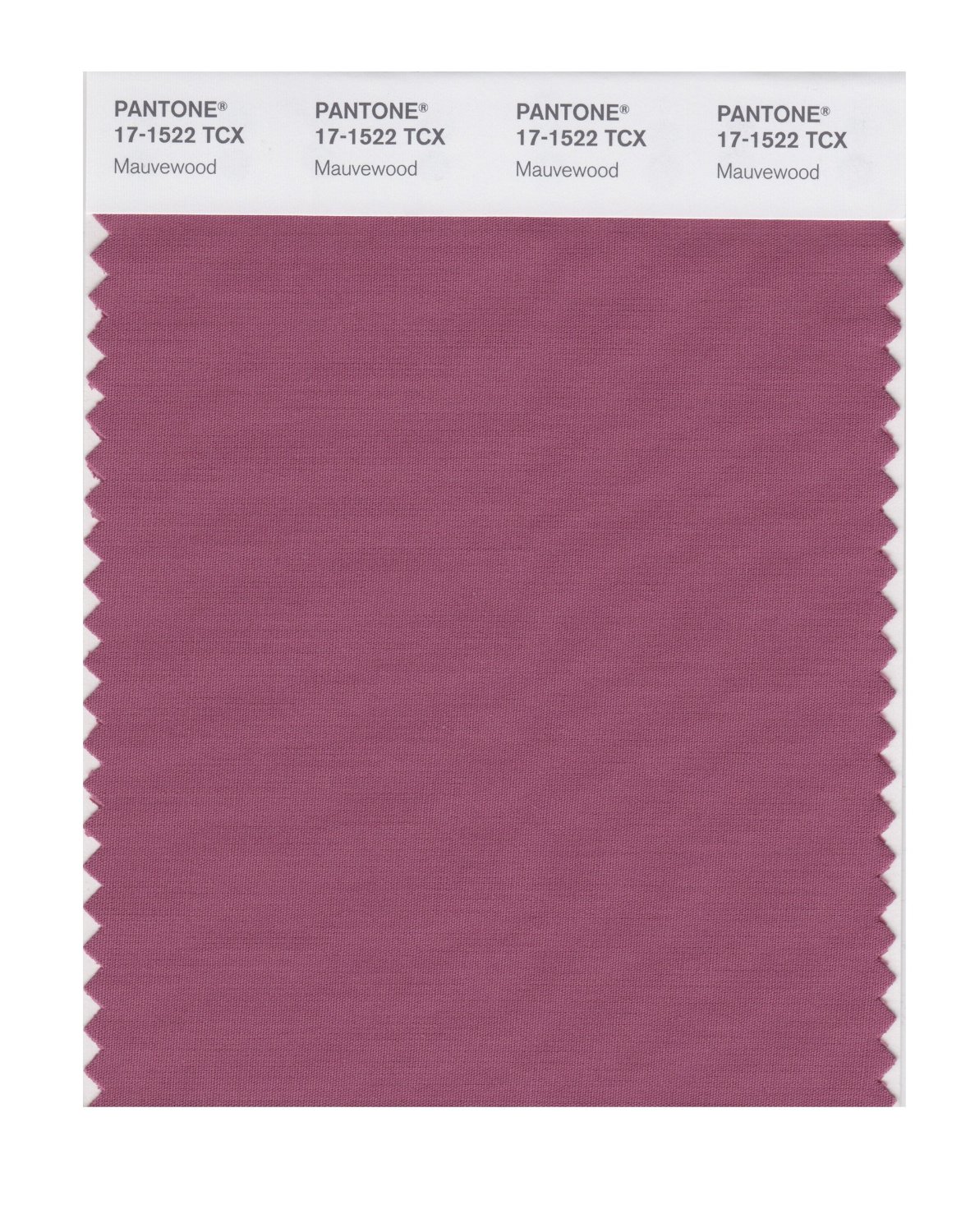 Pantone Cotton Swatch 17-1522 Mauvewood