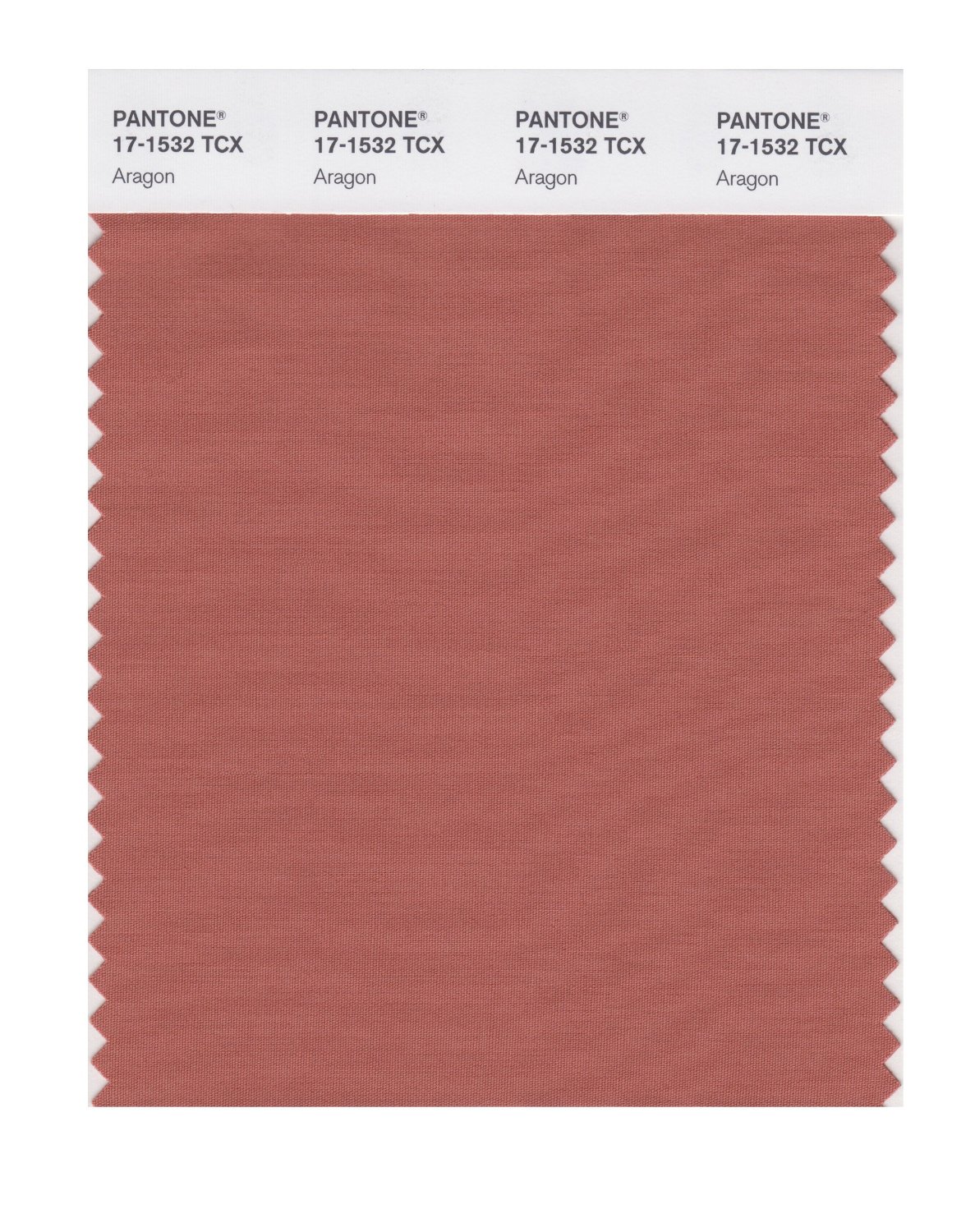 Pantone Cotton Swatch 17-1532 Aragon