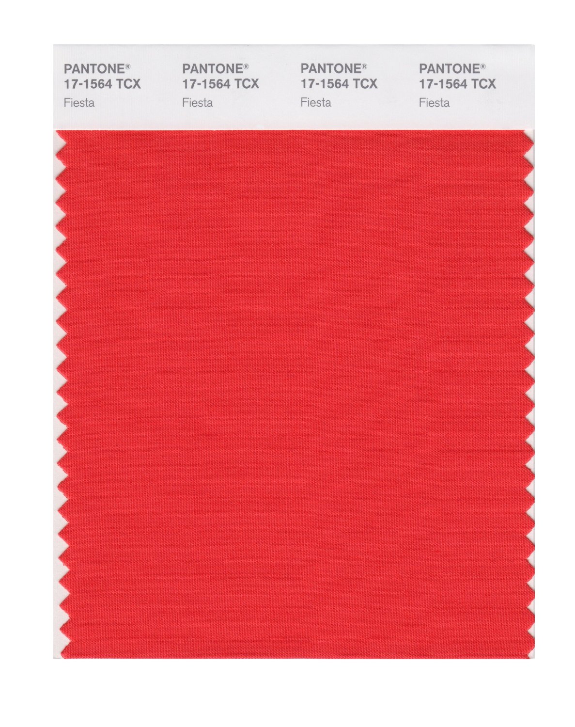 Pantone Cotton Swatch 17-1564 Fiesta