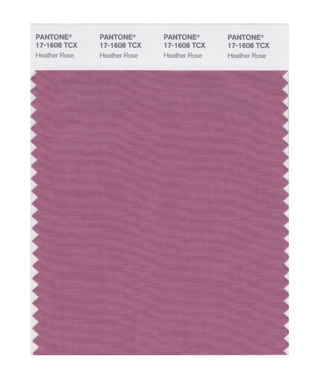 Pantone Cotton Swatch 17-1608 Heather Rose